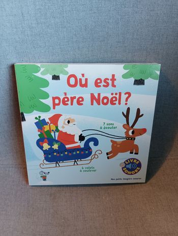 Livre sonore et a volets où est père noël
