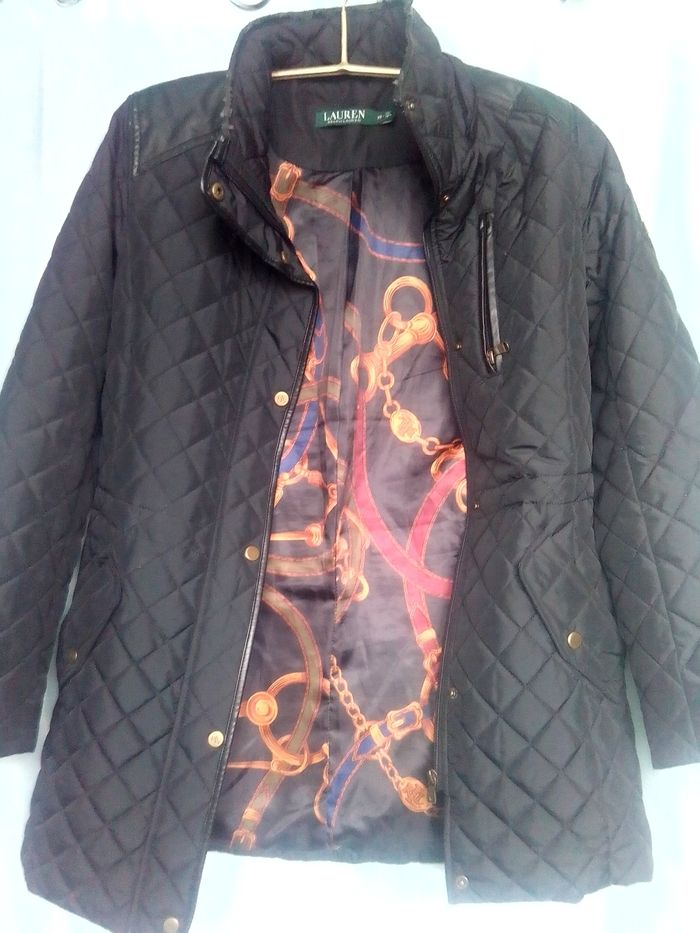 Veste matelassée avec liseret en cuir RALPH LAUREN - photo numéro 2