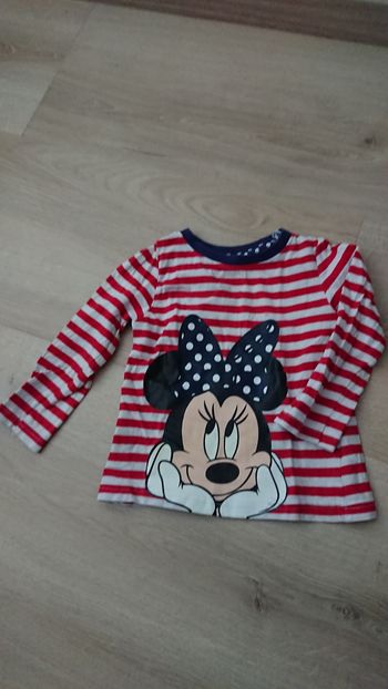 T-shirt manches longues Disney Minnie