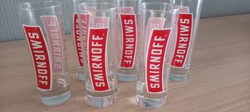 6 verres Smirnoff tubo