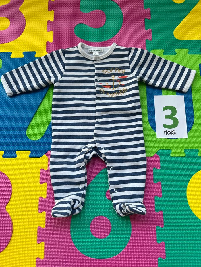 Lot de 7 pyjamas 3 mois - photo numéro 7