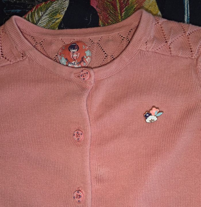 Veste rose/corail 2-3 ans - photo numéro 3