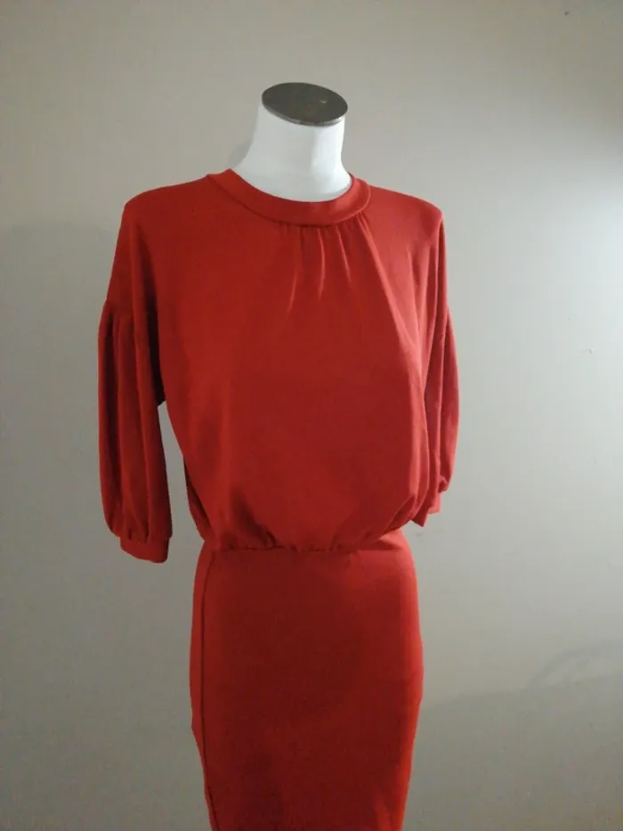 Robe chic rouge Marque mango Taille S - photo numéro 2