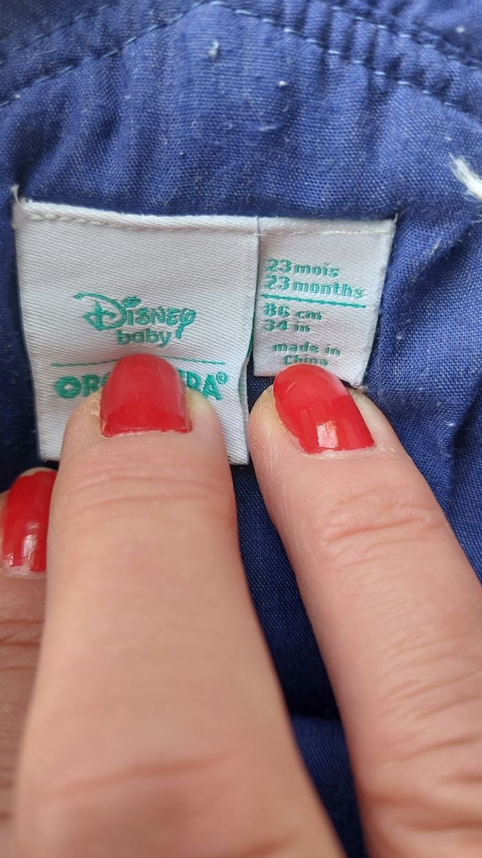 Salopette minnie 23 mois Disney - photo numéro 4