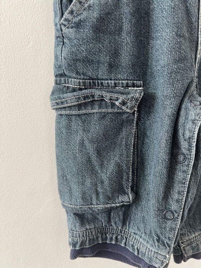Salopette en jeans bleu - photo numéro 5
