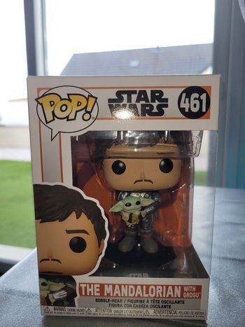 Neuf ! Figurine funko pop star wars the mandalorian with grogu