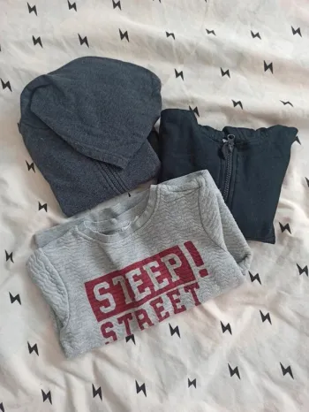 Lot gilet idéal crèche-école / taille 4 ans / tbe - be