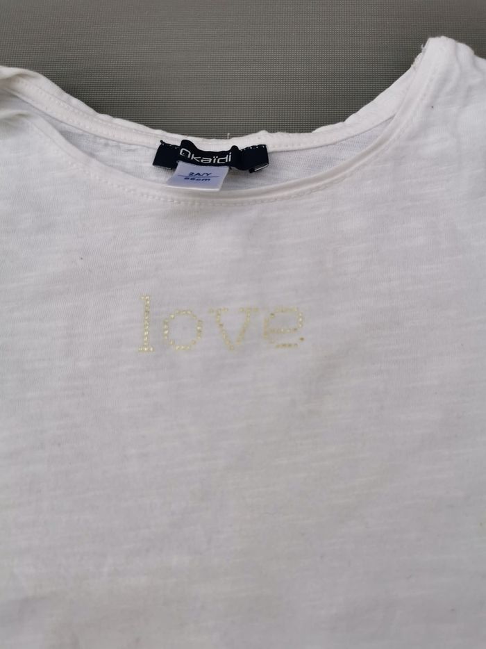 Tee-shirt ML 2 ans fille okaidi - photo numéro 3