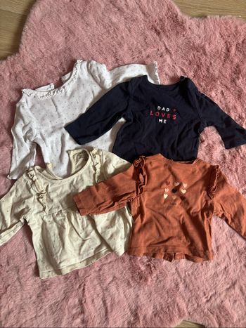 Lots t-shirt 1 mois
