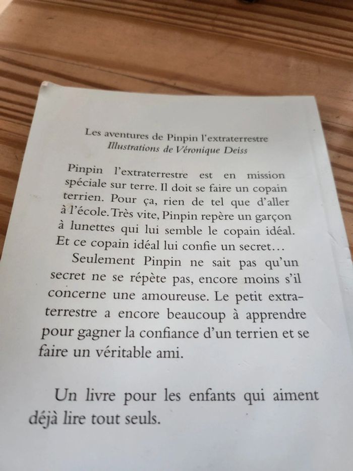 Les aventures de pinpin l extraterrestre - photo numéro 2