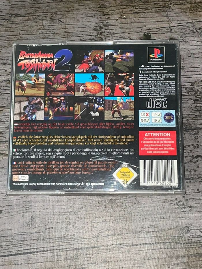 Battle Arena Toshinden 2 - PS1 Complet Version Française Sony - photo numéro 2
