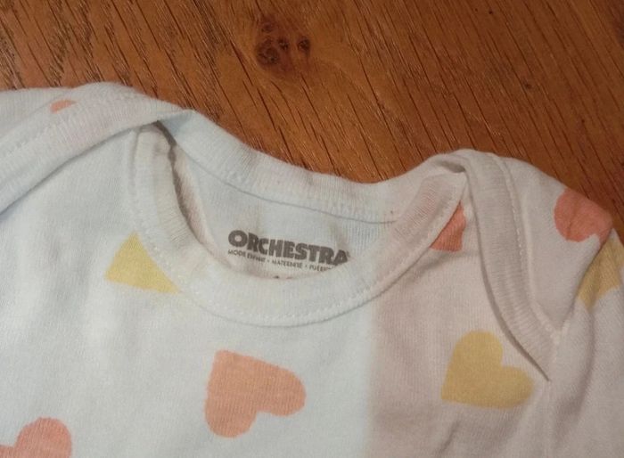 Lot de 2 body Orchestra taille 1 an en très bon état - photo numéro 3