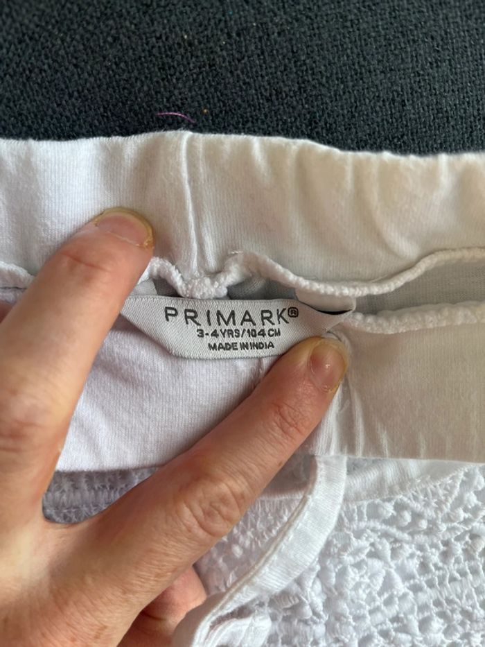 Short blanc fille - photo numéro 2