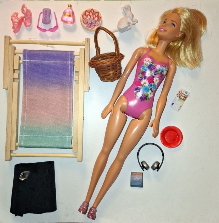 Barbie à la plage