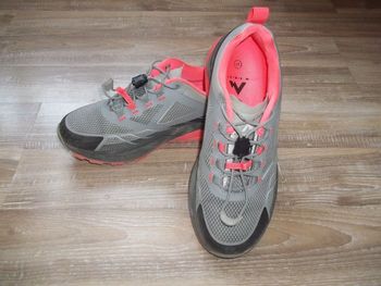 Chaussure rando montagne Mc Kinley Aquabase grise et saumon 37 (Ch13)