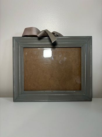 Cadre style champêtre gris