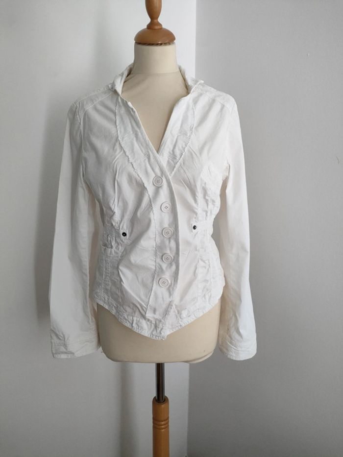 veste blanche cintrée 40/42 Paul David Benson - photo numéro 6