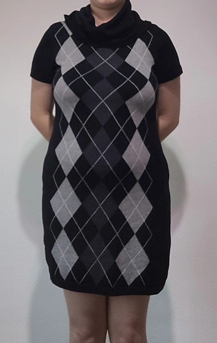 Tunique robe avec col roulé