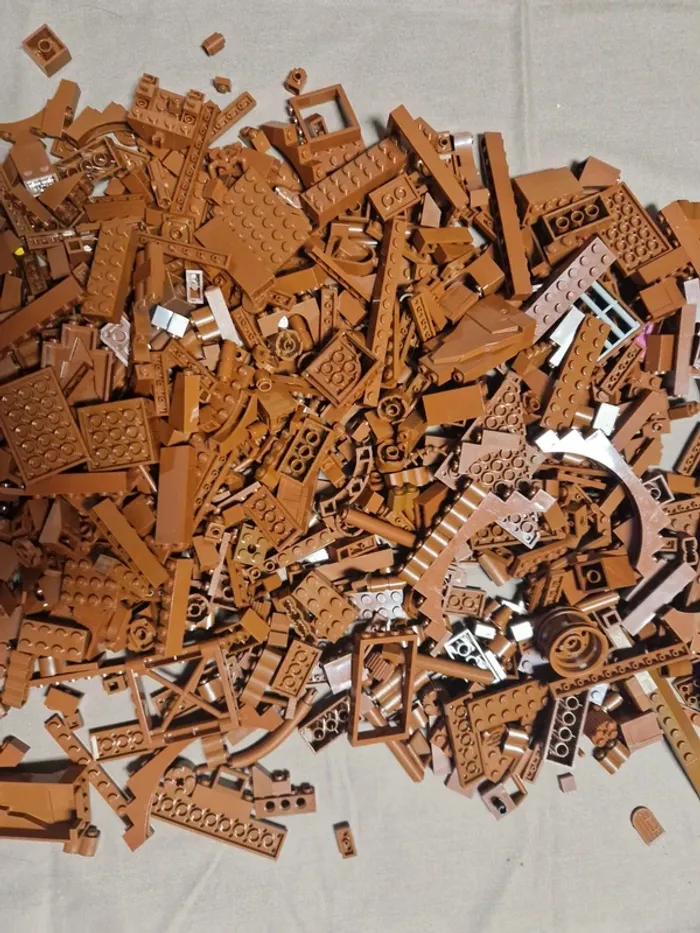 1kg lego vrac marron - photo numéro 3