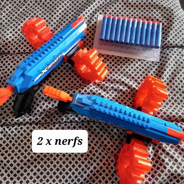 2 x nerf "xshot insanity" + munitions - photo numéro 5