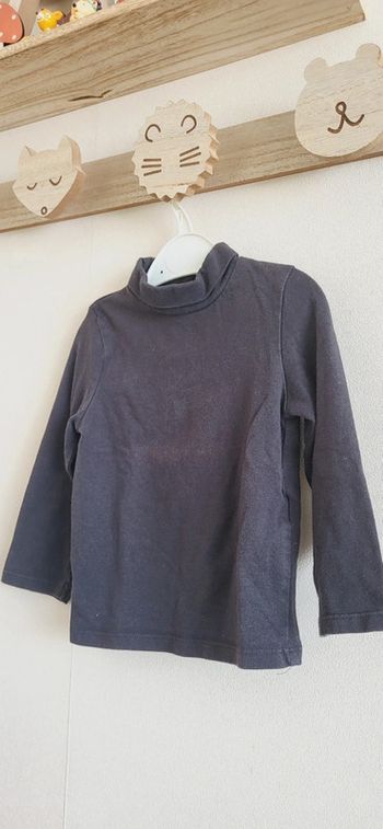 Col roulé noir 18 mois kiabi