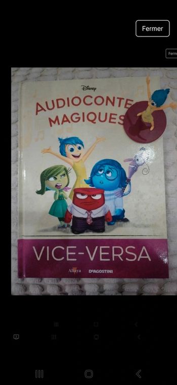 33ème audioconte magique collection altaya deagostini livre et figurine disney audio conte