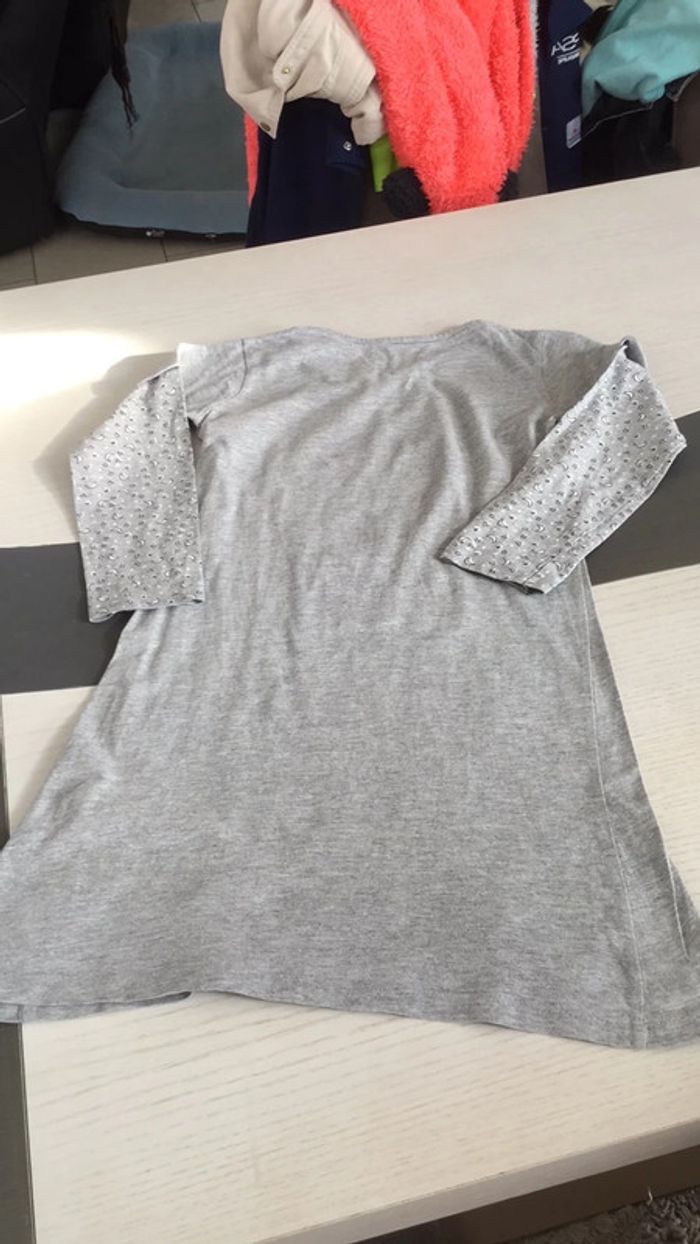 Chemise de nuit grise chat 🐈 8 ans Tissaia - photo numéro 6