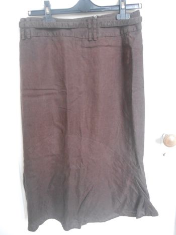 Jupe Camaïeu 100 % lin T.42