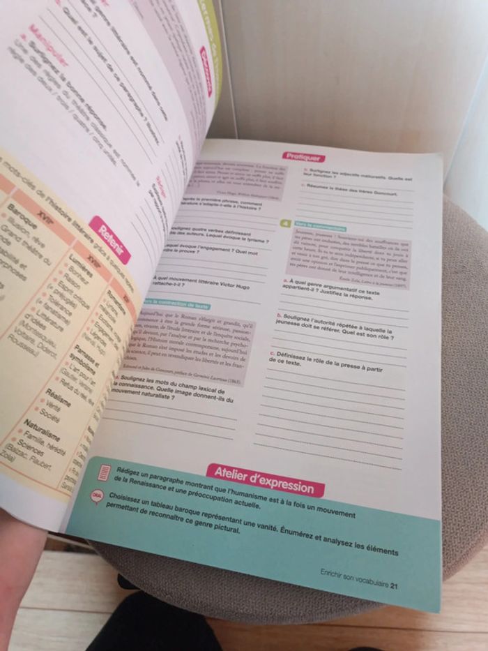 Cahier livre langue et expression 2 de - photo numéro 6