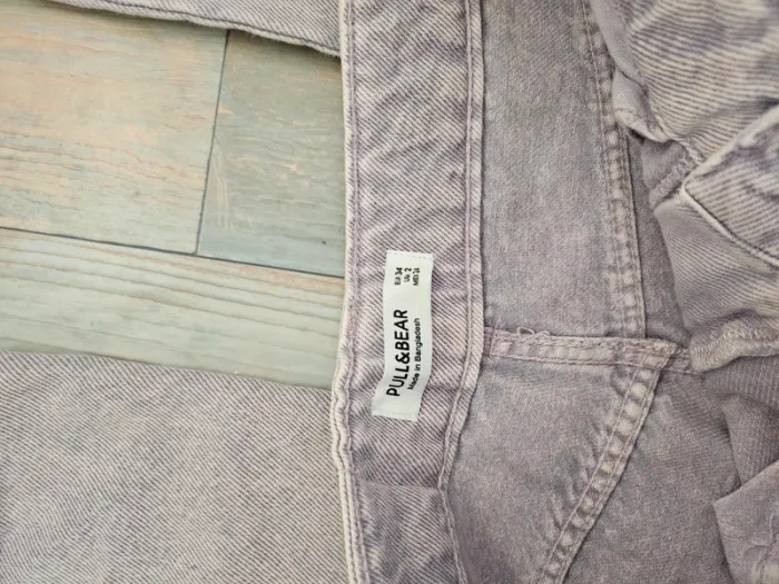 Jean jambes large pullandbear lilas taille 36 neuf sans étiquette - photo numéro 3