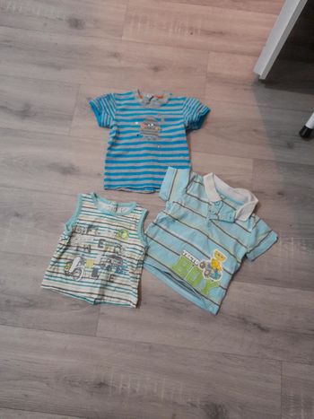Lot de 3 tee shirts 6 mois