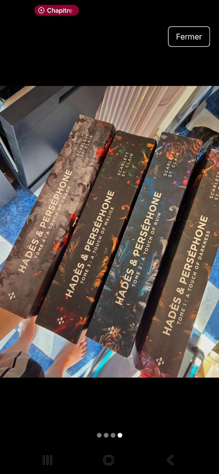 Lot complet des 4 tomes de la saga "Hadès et Persephone" - photo numéro 4