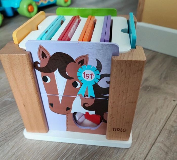 Jeu d'encastrement en bois