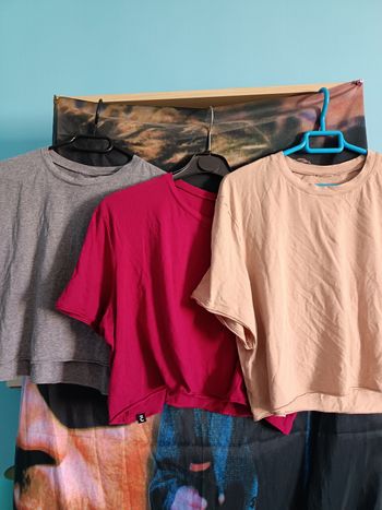 Lot de 3 crop top fitness