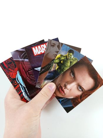 Lot 6 cartes Marvel Panin
