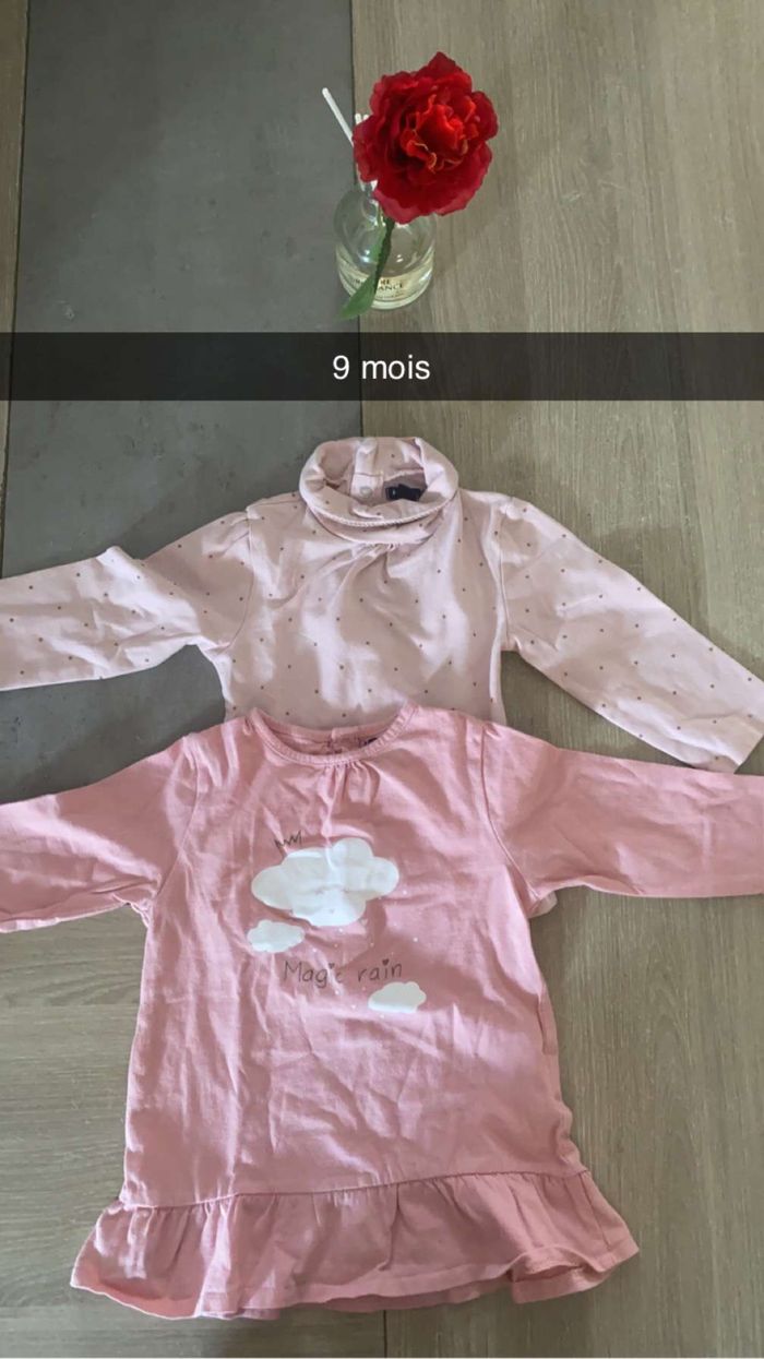 Sous pull bébé fille