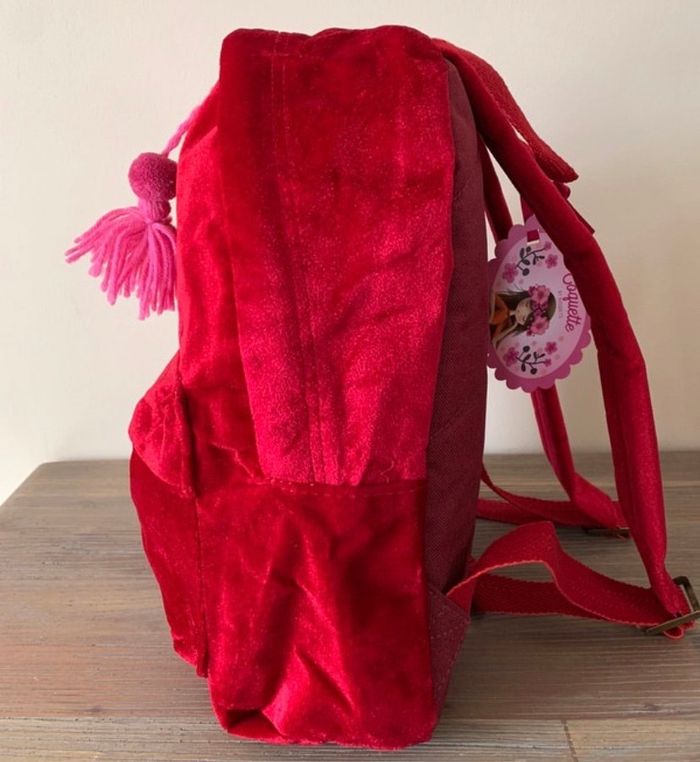 Petit sac à dos Coquette by Busquets rouge velours - photo numéro 3
