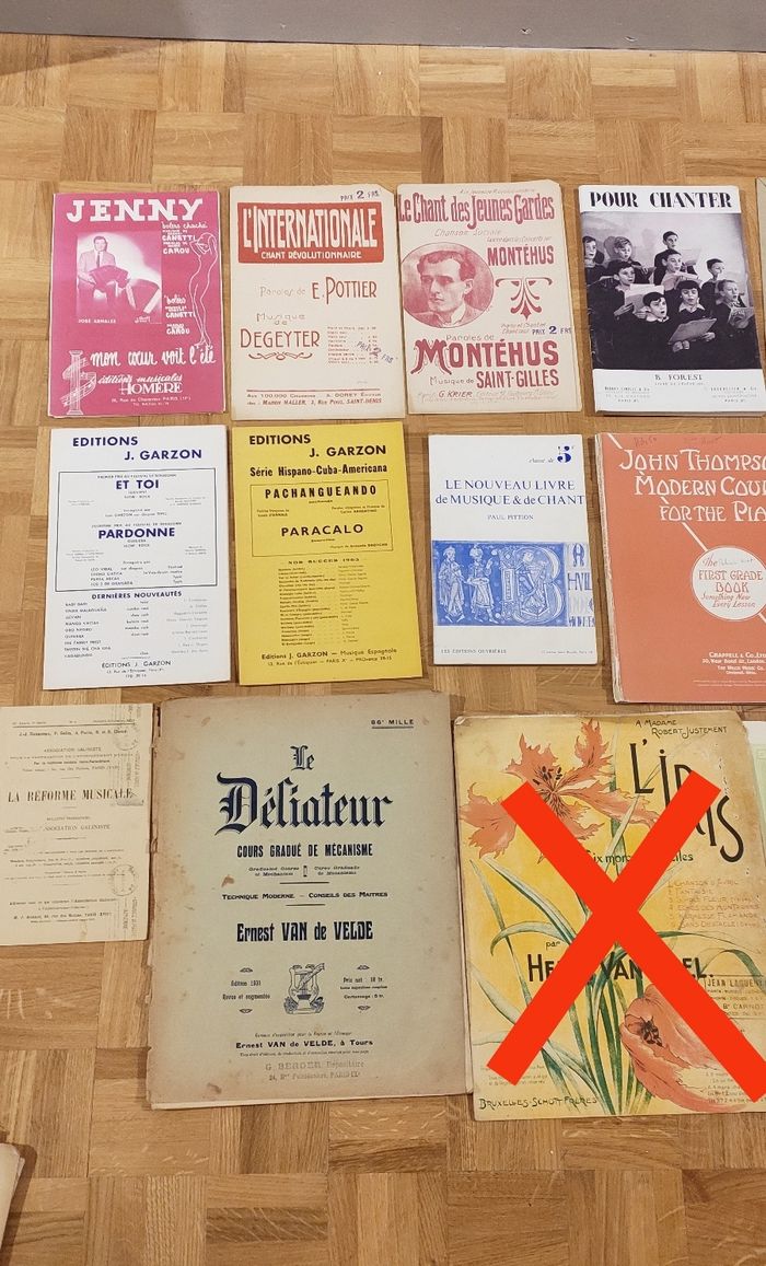 Lot de livres de musiques - photo numéro 2