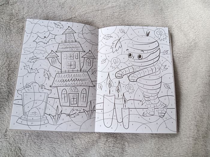 Livre de coloriage par numero halloween - photo numéro 2