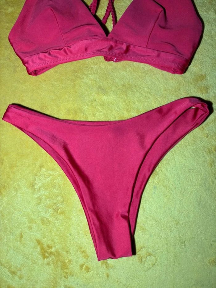 Lot 2 bikini rouge et blanc Taille S/36 - photo numéro 4