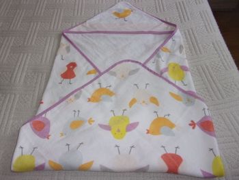 sortie bain bébé + 8 lingettes lavables Home Création