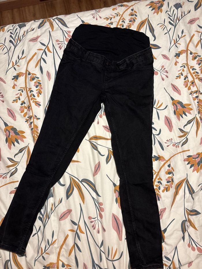Jean grossesse noir taille 40 Kiabi - photo numéro 2