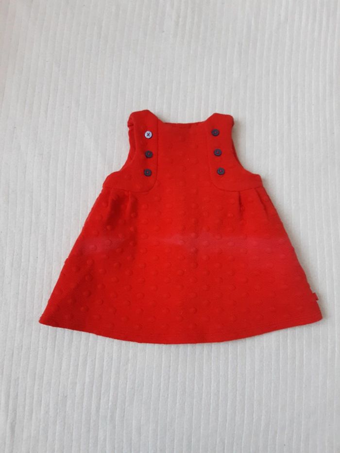 Robe rouge Obaibi 3 mois