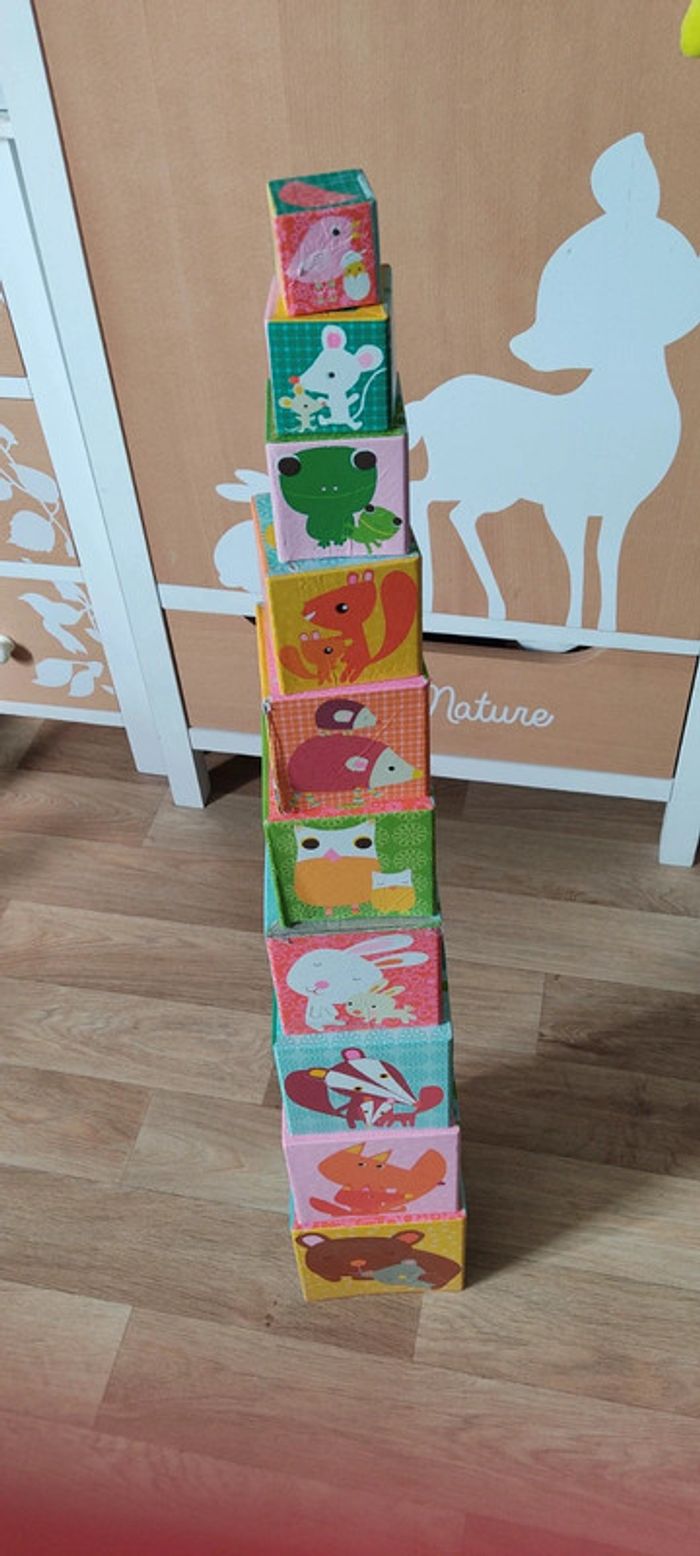 Cubes à empiler Djeco - photo numéro 3