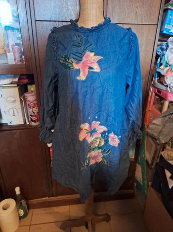 Blouse longue  tunique S