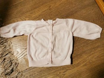 Gilet rose H et M 3 mois