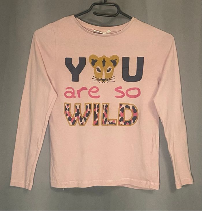 Tee-shirt rose pâle »9Th Avenue »manches longues