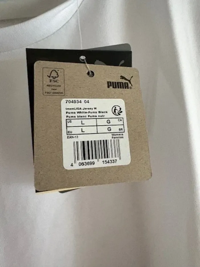 t shirt de sport homme puma blanc taille L - photo numéro 7