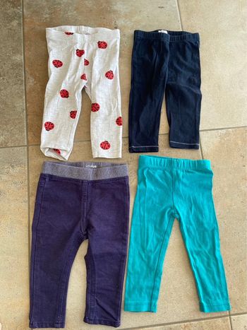 Lot legging 12 mois