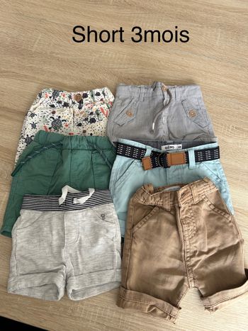 Lot de short